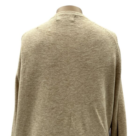 Love Tree Cardigan Sweater Knit Open Front Long Sleeve Lightweight Pockets Tan - Picture 5 of 11